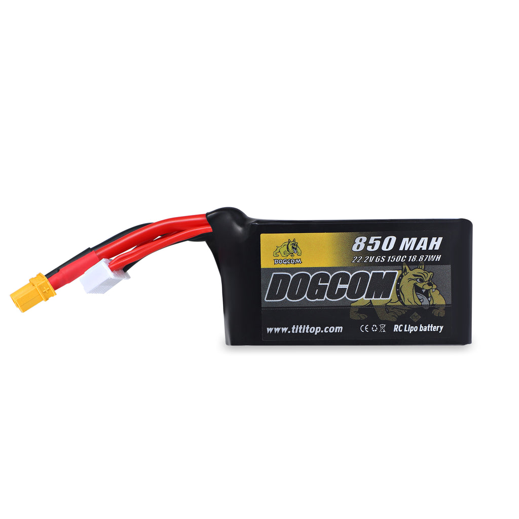 DOGCOM850mAh150C22.2V6S-