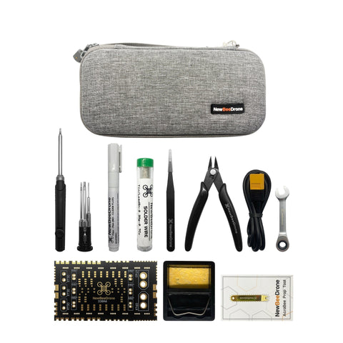 NewBeeDrone FPV Tool Kit V1.7 Soldering Iron Power Cable Tin Wire Pen Wrench Tweezers