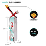 GAONENG GNB 550mAh 3S 90C 11.1V LiPo Battery XT30 [DG]