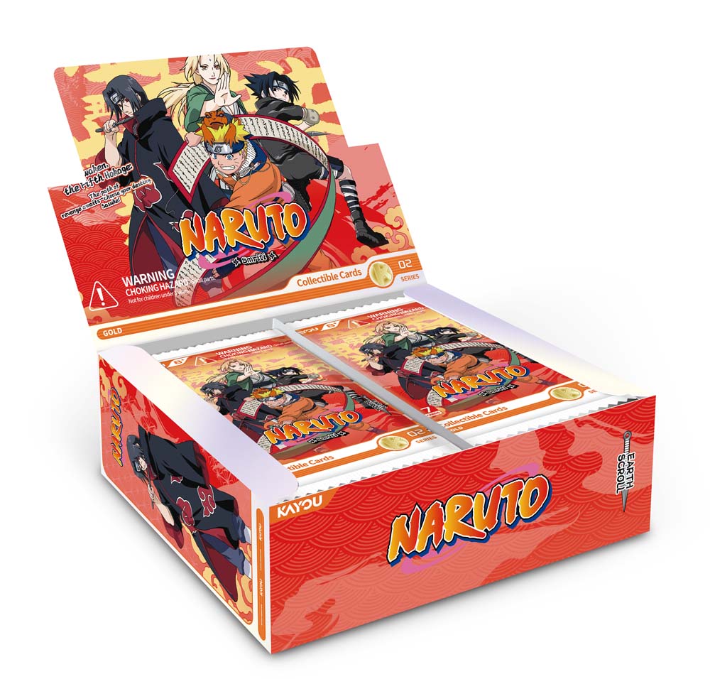 Naruto Smriti Collectible Cards Earth Scroll Series 2 Box