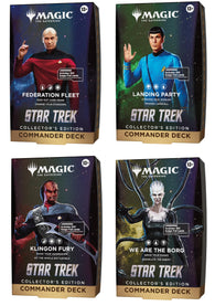 Magic the Gathering Star Trek Collector Commander Deck (Set of 4)