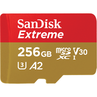 SanDisk 256GB Micro SD Card Class 30 A2