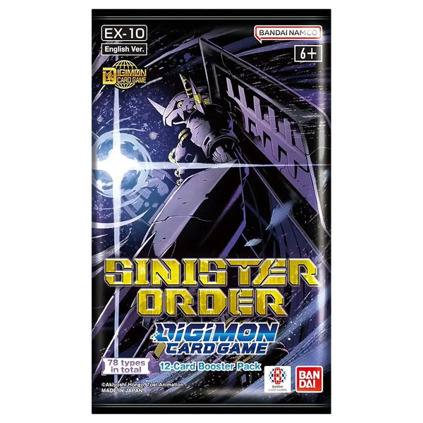 Digimon Card Game Extra Booster Box EX-10 Sinister Order