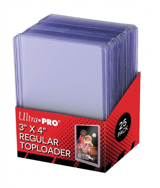 ULTRA PRO Toploader 3 x 4 Inch 35pt Regular Clear PK25