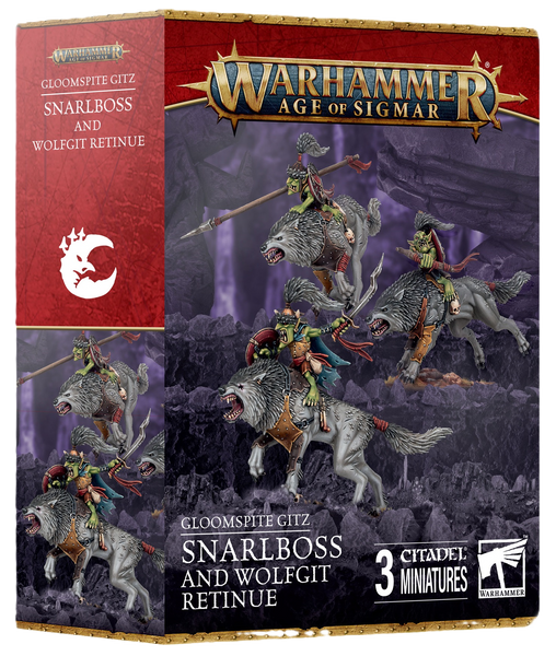 Gloomspite Gitz: Snarlboss and Wolfgit Retinue