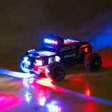 Turbo Racing C82 Mini 1/76 Scale Police Off-Road Truck RC Car RTR
