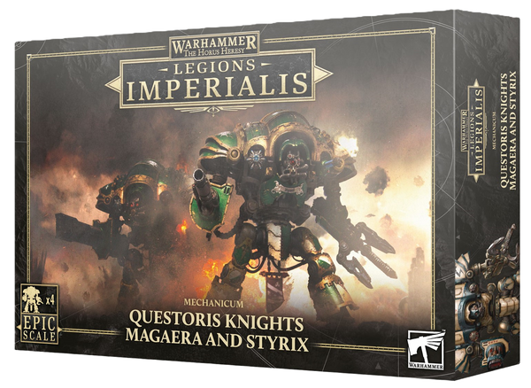 Legions Imperialis: Mechanicum Questoris Knights Magaera and Styrix