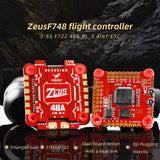 HGLRC Zeus F748 Stack 3-6S F722 DJI Flight Controller + 48A BL_S 4in1 ESC 30.5x30.5mm