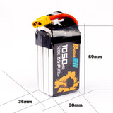 Auline EX 1050mAh 6S 120C 22.2V LiPo Battery XT60 [DG]-FpvFaster