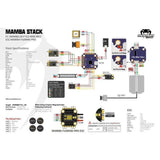 Diatone Mamba Stack F722 DJI Mini MK2 F7 Flight Controller + 32bit F40MINI Pro 40A 2-6S ESC 20x20mm-FpvFaster