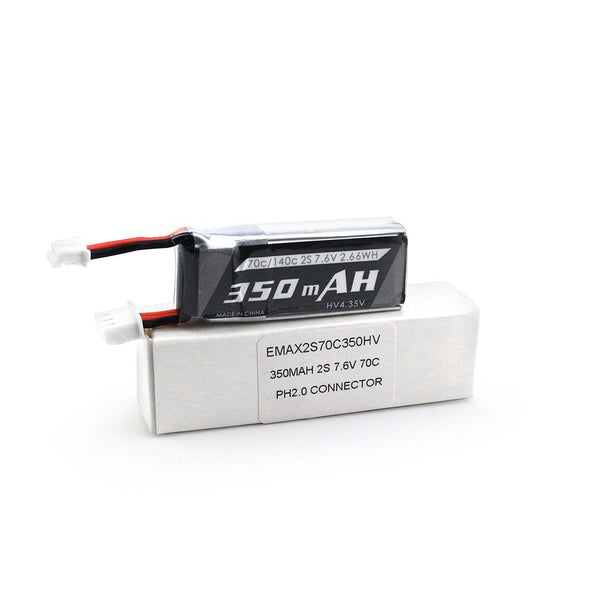 EMAX 350mAh 2S 70C 7.6V LiPo Battery PH2.0 TinyHawk 2