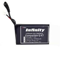 Infinity 3000mAh 2S 5C 7.4V FrSky Taranis Q X7 LiPo Battery [DG]-FpvFaster
