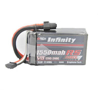 Infinity Square Graphene 1550mAh 4S V3 120C 14.8V LiPo Battery XT60 [DG]-FpvFaster