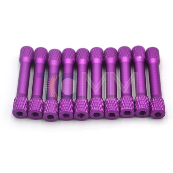 M3 x35mm Aluminium Knurled Standoff 10 pcs-FpvFaster