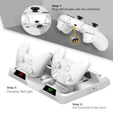 OIVO Dual Controller Charging Dock Station For Xbox ONE Cooling Vertical Stand Games Storage Charger for Xbox ONE/S/X Console-FpvFaster