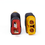 Amass XT60 To T Plug Connector Adapter (Male + Female)