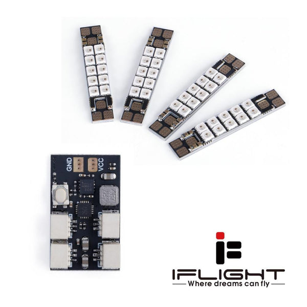 iFlight RGB 10 LED Multi Colors Race Wire w Smart Controller Board